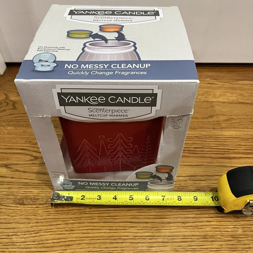 NEW Yankee Candle Scenterpiece Meltcup Warmer 1558346 Linear Trees NEW‎ NIB